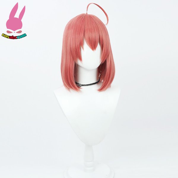 画像2: cosabc YouTuber VTuber hololive さくらみこ  風 コスプレウィッグ かつら コスチューム イベント 変装 仮装 パーティー ハロウィン (2)