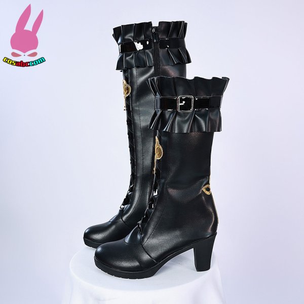 画像3: cosabc 崩壊：スターレイル マダム・ヘルタ  風 コスプレ靴 コスチューム コスプレシューズ イベント ハロウィン (3)