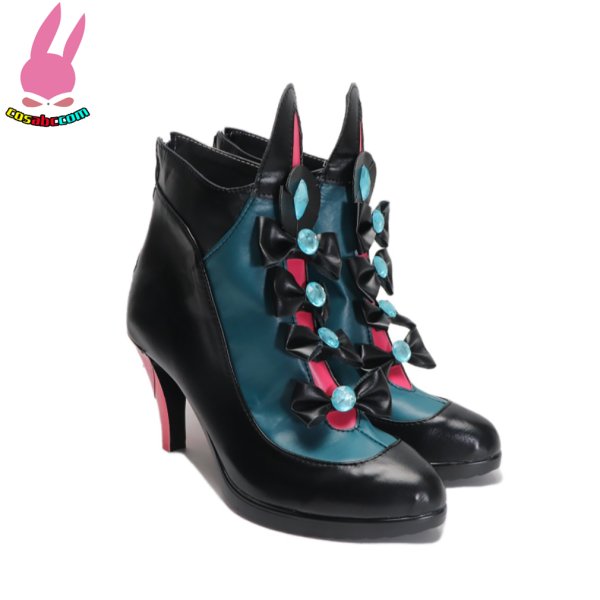 画像4: cosabc 鳴潮 Wuthering Waves　カルロッタ Carlotta 風 コスプレ靴 コスチューム コスプレシューズ イベント ハロウィン  (4)