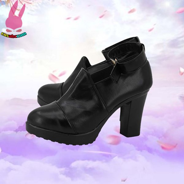 画像3: cosabc バーチャル VTuber Hololive　 星街すいせい 風 コスプレ靴 コスチューム コスプレシューズ イベント ハロウィン (3)