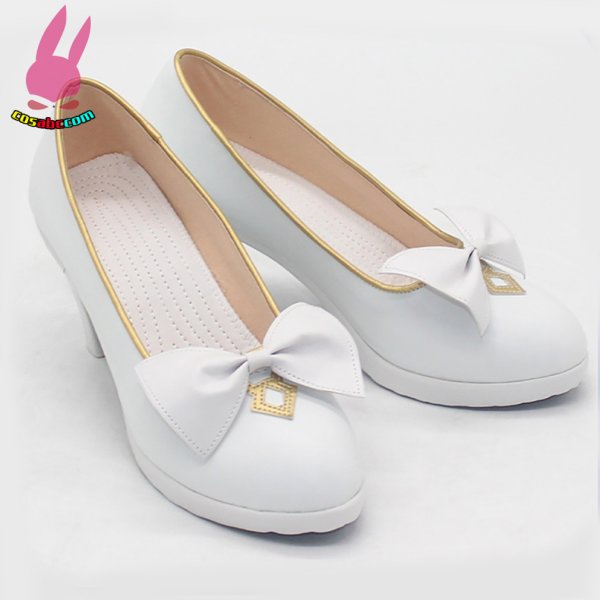 画像2: cosabc ブルーアーカイブ -Blue Archive-百合園セイア  風 コスプレ靴 コスチューム コスプレシューズ イベント ハロウィン (2)