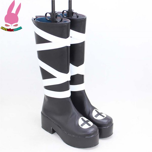 画像5: cosabc ハンター×ハンター クロロ ルシルフル 風 コスプレ靴 コスチューム コスプレシューズ イベント ハロウィン (5)