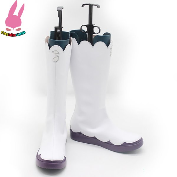 画像4: cosabc おジャ魔女どれみ 瀬川 おんぷ 風 コスプレ靴 コスチューム コスプレシューズ イベント ハロウィン (4)