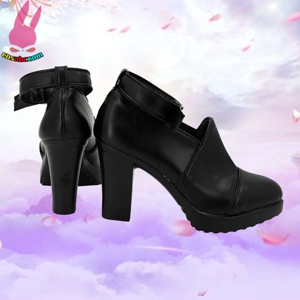 画像4: cosabc バーチャル VTuber Hololive　 星街すいせい 風 コスプレ靴 コスチューム コスプレシューズ イベント ハロウィン (4)