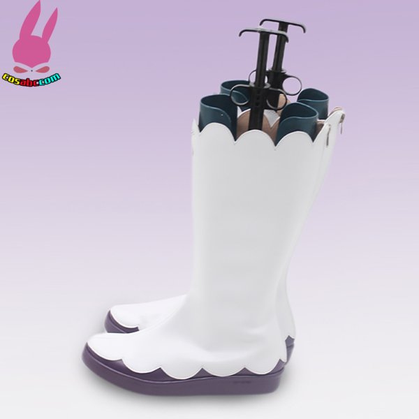 画像2: cosabc おジャ魔女どれみ 瀬川 おんぷ 風 コスプレ靴 コスチューム コスプレシューズ イベント ハロウィン (2)