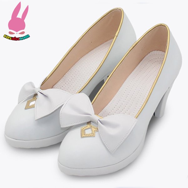 画像4: cosabc ブルーアーカイブ -Blue Archive-百合園セイア  風 コスプレ靴 コスチューム コスプレシューズ イベント ハロウィン (4)