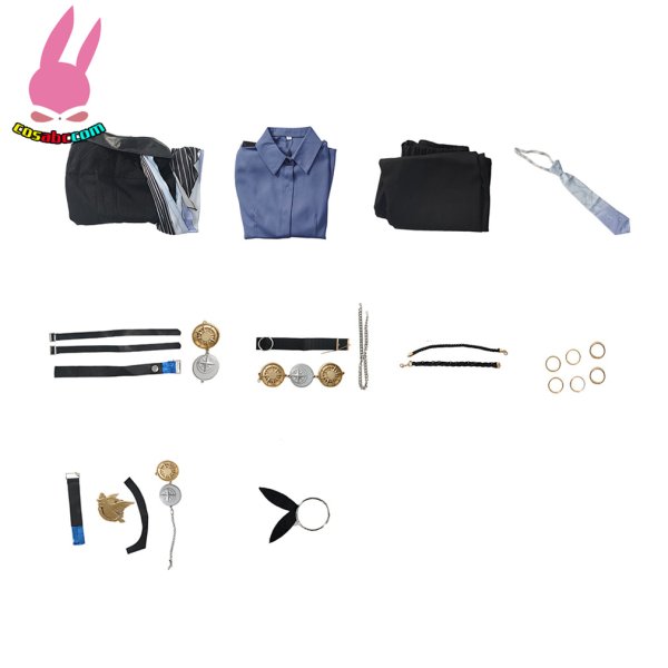 画像7: cosabc ゼンレスゾーンゼロ　ヒューゴ・ヴラド  風 コスプレ衣装 イベント 演出服 二次会 コスチューム パーティー ハロウィン (7)