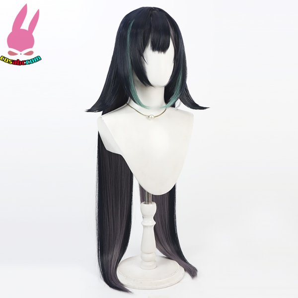 画像3: cosabc 原神 らんやん 藍硯  風 コスプレウィッグ かつら コスチューム イベント 変装 仮装 パーティー ハロウィン (3)