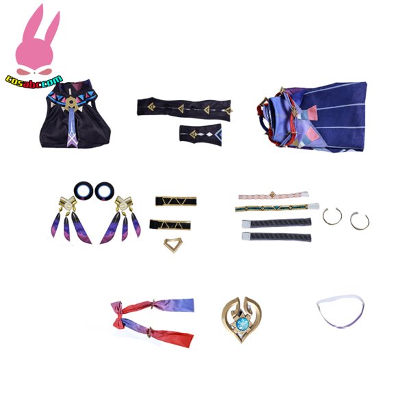 画像15: cosabc 原神 シトラリ 風 コスプレ衣装 イベント 演出服 二次会 コスチューム パーティー ハロウィン (15)