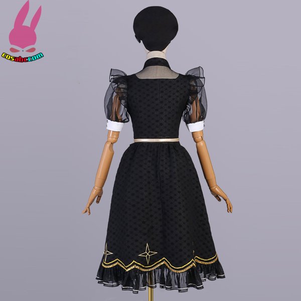 画像6: cosabc バーチャル VTuber Hololive  星街すいせい コスプレ衣装 メイド服 風 コスプレ衣装 イベント 演出服 二次会 コスチューム パーティー ハロウィン (6)