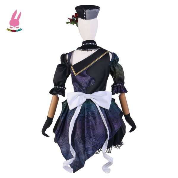 画像2: cosabc プロジェクトセカイ カラフルステージ! 25時、ナイトコードで。朝比奈まふゆ 風 コスプレ衣装 イベント 演出服 二次会 コスチューム パーティー ハロウィン (2)