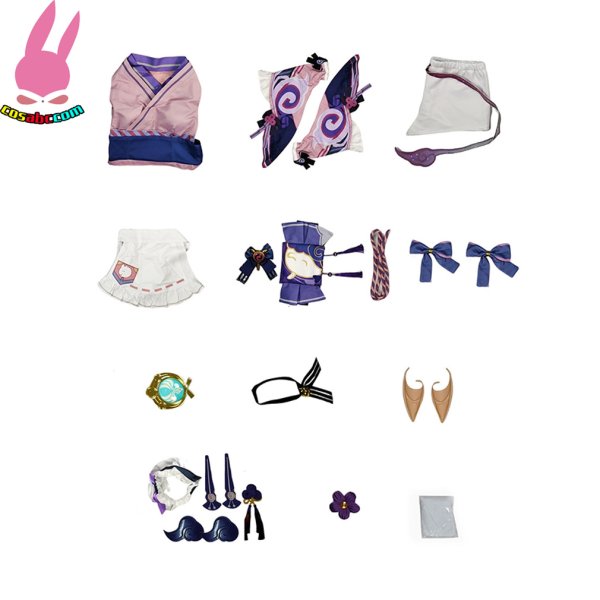 画像11: cosabc 原神 夢見月瑞希 ゆめみづきみずき   風 コスプレ衣装 イベント 演出服 二次会 コスチューム パーティー ハロウィン (11)