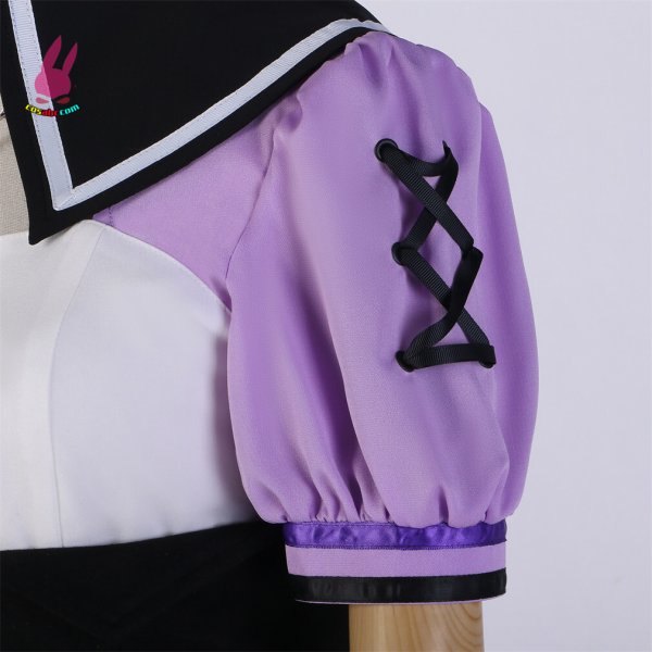 画像8: cosabc プロジェクトセカイ カラフルステージ! feat. 初音ミク 朝比奈まふゆ 風 コスプレ衣装 イベント 演出服 二次会 コスチューム パーティー ハロウィン (8)