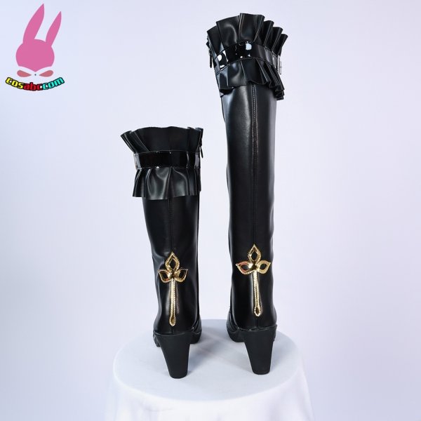 画像14: cosabc 崩壊:スターレイル マダム・ヘルタ 風 コスプレ衣装 イベント 演出服 二次会 コスチューム パーティー ハロウィン (14)