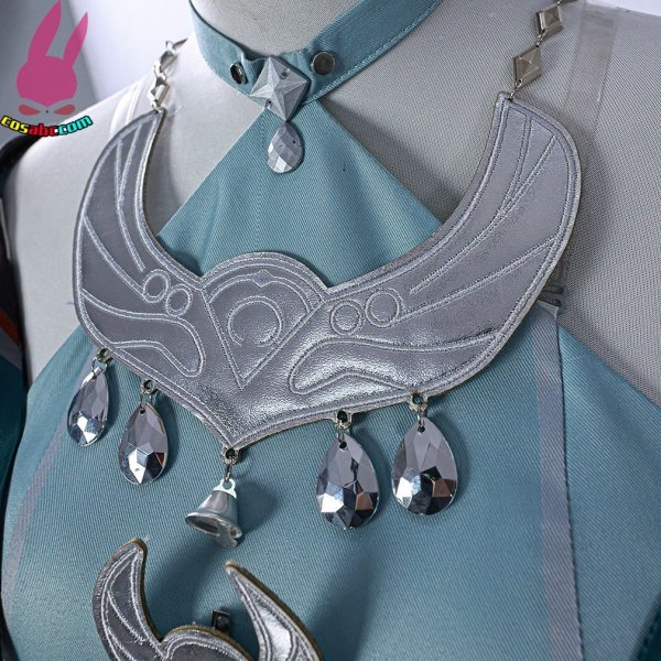 画像3: cosabc 原神 藍硯ランヤン 風 コスプレ衣装 イベント 演出服 二次会 コスチューム パーティー ハロウィン (3)