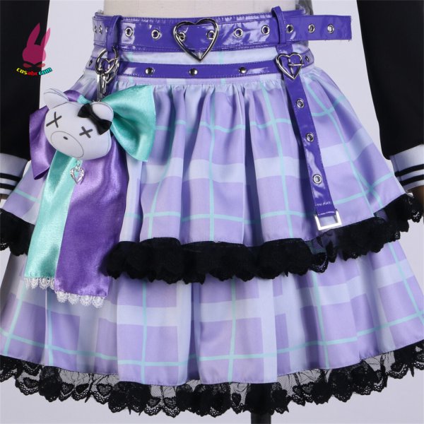 画像7: cosabc プロジェクトセカイ カラフルステージ! feat. 初音ミクPJSK25時 東雲絵名 しののめえな 風 コスプレ衣装 イベント 演出服 二次会 コスチューム パーティー ハロウィン (7)