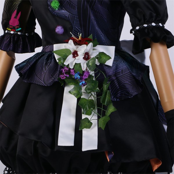 画像7: cosabc プロジェクトセカイ カラフルステージ! 25時、ナイトコードで。朝比奈まふゆ 風 コスプレ衣装 イベント 演出服 二次会 コスチューム パーティー ハロウィン (7)