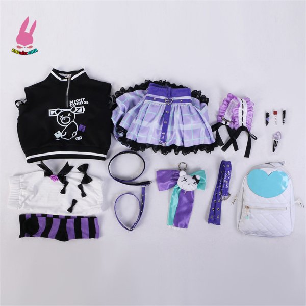 画像14: cosabc プロジェクトセカイ カラフルステージ! feat. 初音ミクPJSK25時 東雲絵名 しののめえな 風 コスプレ衣装 イベント 演出服 二次会 コスチューム パーティー ハロウィン (14)