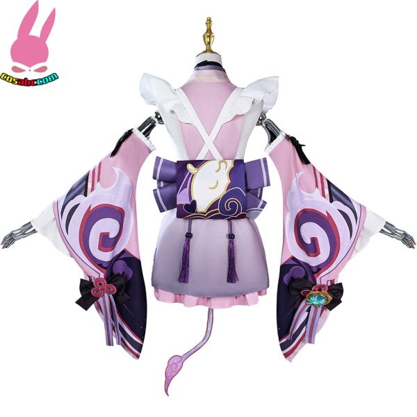 画像3: cosabc 原神 夢見月瑞希 ゆめみづきみずき   風 コスプレ衣装 イベント 演出服 二次会 コスチューム パーティー ハロウィン (3)