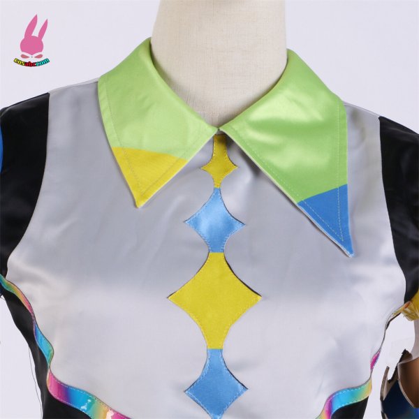 画像4: cosabc ラブライブ!LoveLive! Liella!Vitamin SUMMER 葉月恋 はづきれん 風 コスプレ衣装 イベント 演出服 二次会 コスチューム パーティー ハロウィン (4)