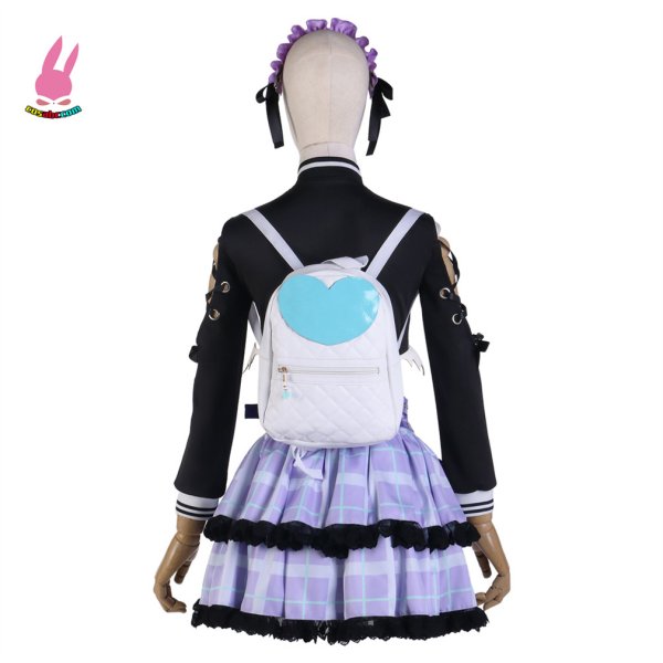 画像4: cosabc プロジェクトセカイ カラフルステージ! feat. 初音ミクPJSK25時 東雲絵名 しののめえな 風 コスプレ衣装 イベント 演出服 二次会 コスチューム パーティー ハロウィン (4)