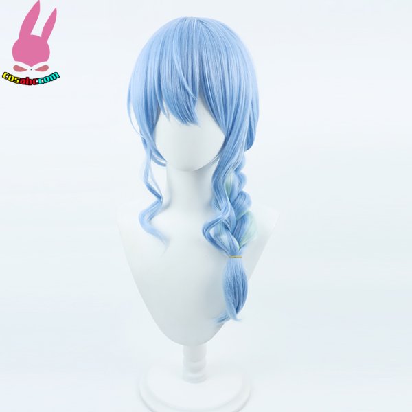 画像4: cosabc バーチャル VTuber Hololive  星街すいせい  風 コスプレウィッグ かつら コスチューム イベント 変装 仮装 パーティー ハロウィン (4)