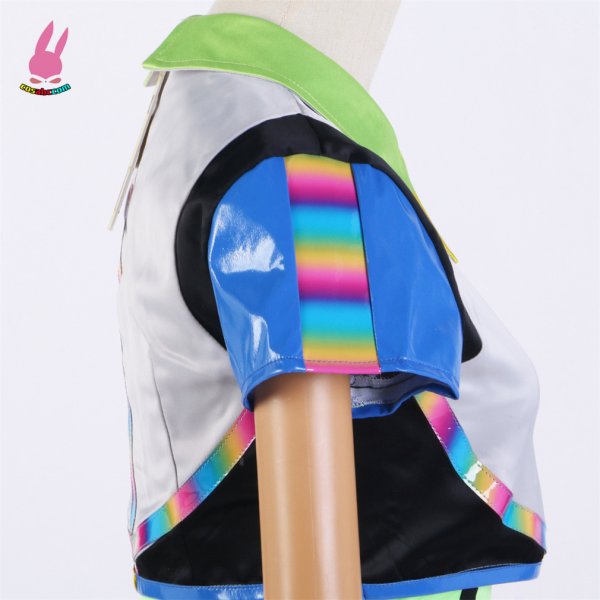 画像5: cosabc ラブライブ!LoveLive! Liella!Vitamin SUMMER 葉月恋 はづきれん 風 コスプレ衣装 イベント 演出服 二次会 コスチューム パーティー ハロウィン (5)