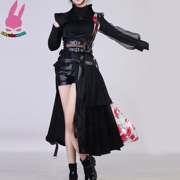 画像4: cosabc バーチャル VTuber Hololive　 星街すいせい 風 コスプレ衣装 イベント 演出服 二次会 コスチューム パーティー ハロウィン (4)