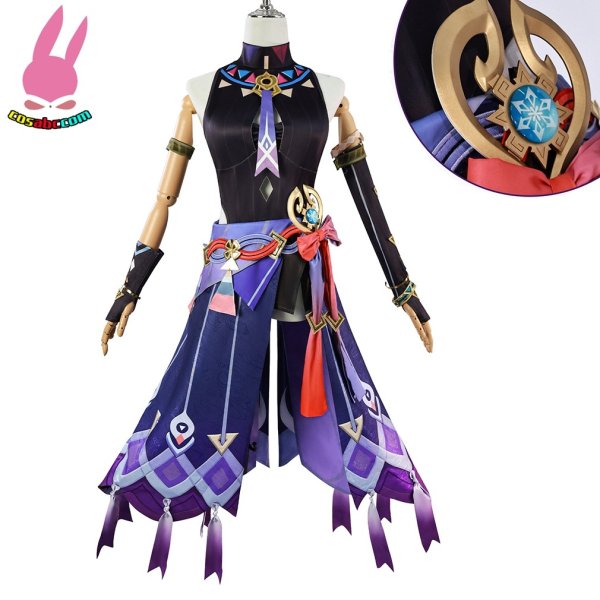 画像4: cosabc 原神 シトラリ 風 コスプレ衣装 イベント 演出服 二次会 コスチューム パーティー ハロウィン (4)