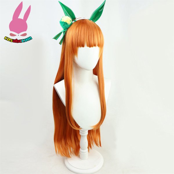 画像2: cosabc ウマ娘 プリティーダービー サイレンススズカ 風 コスプレウィッグ かつら コスチューム イベント 変装 仮装 パーティー ハロウィン (2)