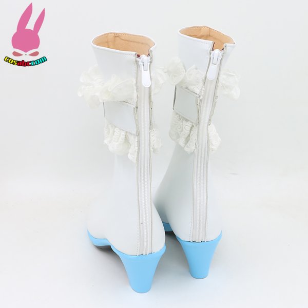 画像4: cosabc Fate EXTRA 花嫁 ネロ 風 コスプレ靴 コスチューム コスプレシューズ イベント ハロウィン (4)