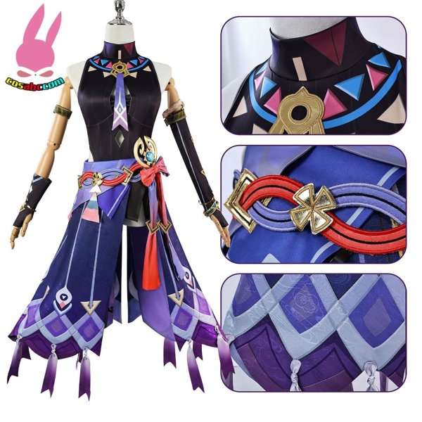 画像3: cosabc 原神 シトラリ 風 コスプレ衣装 イベント 演出服 二次会 コスチューム パーティー ハロウィン (3)