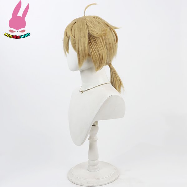 画像4: cosabc YouTuber にじさんじ  伏見ガク  風 コスプレウィッグ かつら コスチューム イベント 変装 仮装 パーティー ハロウィン (4)