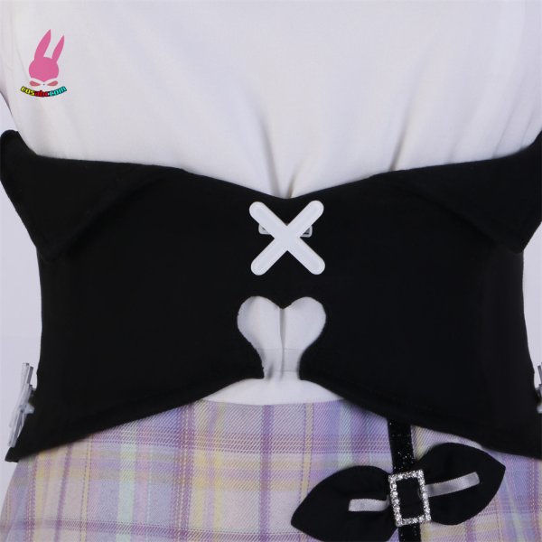 画像6: cosabc プロジェクトセカイ カラフルステージ! feat. 初音ミク 朝比奈まふゆ 風 コスプレ衣装 イベント 演出服 二次会 コスチューム パーティー ハロウィン (6)