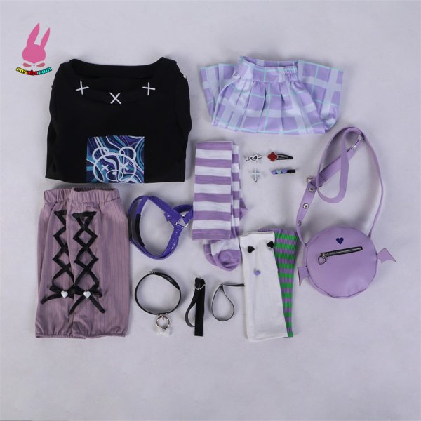 画像12: cosabc プロジェクトセカイ カラフルステージ!PJSK 25時 宵崎奏 よいさきかなで 風 コスプレ衣装 イベント 演出服 二次会 コスチューム パーティー ハロウィン (12)