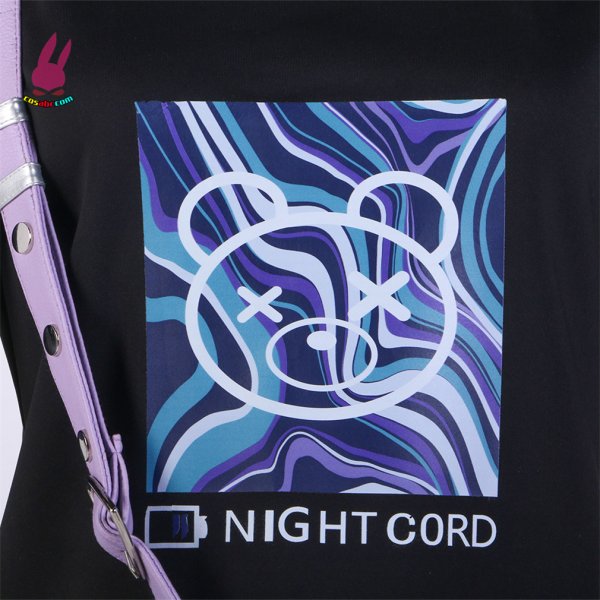 画像6: cosabc プロジェクトセカイ カラフルステージ!PJSK 25時 宵崎奏 よいさきかなで 風 コスプレ衣装 イベント 演出服 二次会 コスチューム パーティー ハロウィン (6)