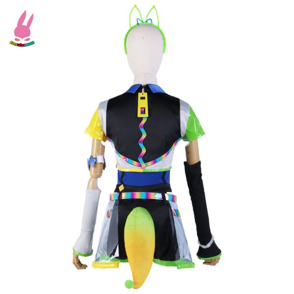 画像3: cosabc ラブライブ!LoveLive! Liella!Vitamin SUMMER 平安名すみれ へあんなすみれ 風 コスプレ衣装 イベント 演出服 二次会 コスチューム パーティー ハロウィン (3)