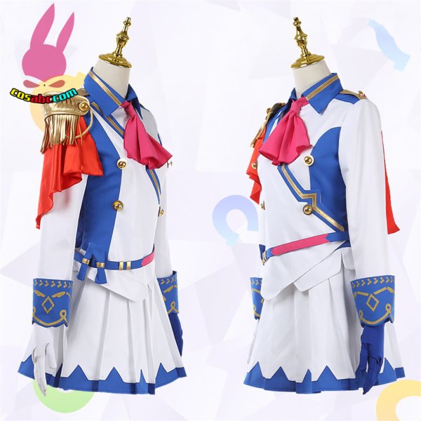 画像3: cosabc ウマ娘 ウマ娘 プリティーダービー トウカイテイオー 風 コスプレ衣装 イベント 演出服 二次会 コスチューム パーティー ハロウィン (3)