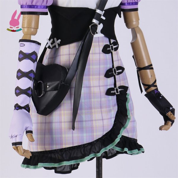 画像7: cosabc プロジェクトセカイ カラフルステージ! feat. 初音ミク 朝比奈まふゆ 風 コスプレ衣装 イベント 演出服 二次会 コスチューム パーティー ハロウィン (7)