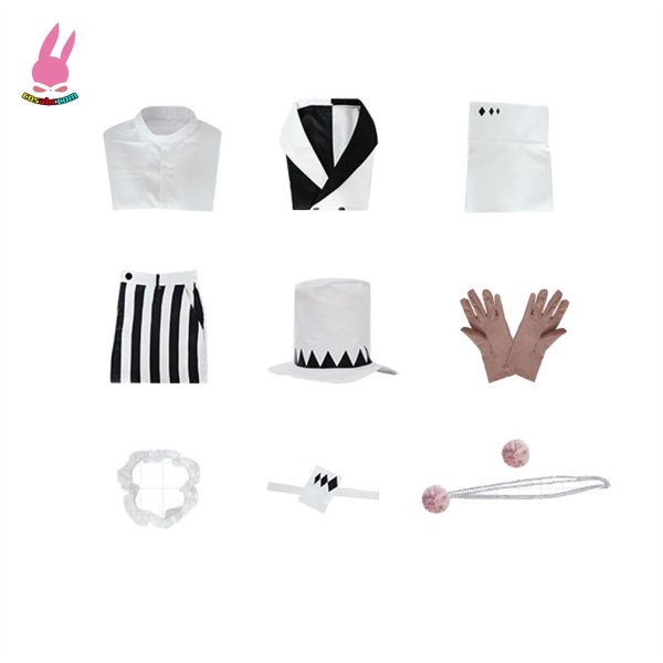 画像6: cosabc 文豪ストレイドッグス ニコライ・ゴーゴリ 風 コスプレ衣装 イベント 演出服 二次会 コスチューム パーティー ハロウィン (6)