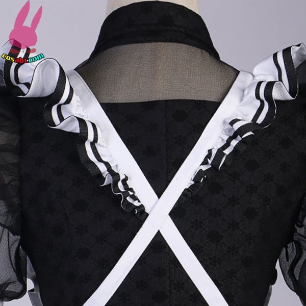 画像8: cosabc バーチャル VTuber Hololive  星街すいせい コスプレ衣装 メイド服 風 コスプレ衣装 イベント 演出服 二次会 コスチューム パーティー ハロウィン (8)