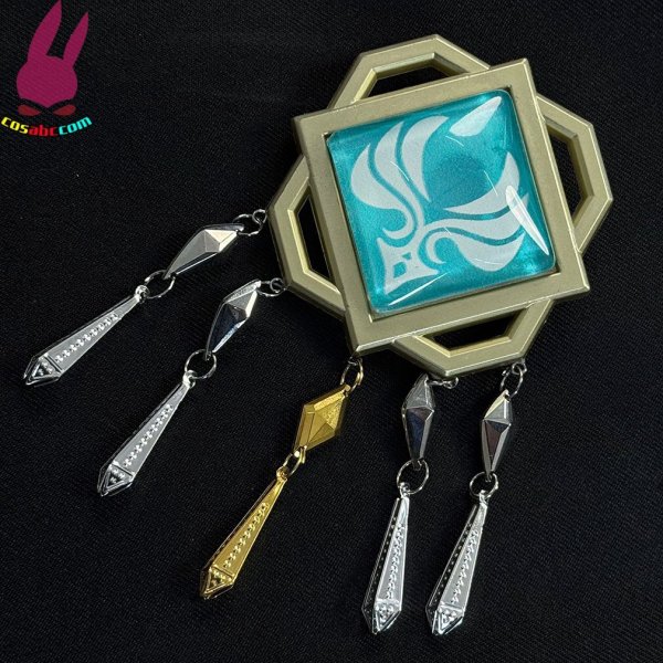 画像9: cosabc 原神 藍硯ランヤン 風 コスプレ衣装 イベント 演出服 二次会 コスチューム パーティー ハロウィン (9)