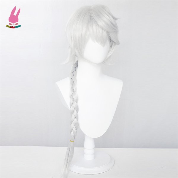 画像2: cosabc 文豪ストレイドッグス ニコライ・ゴーゴリ 風 コスプレウィッグ かつら コスチューム イベント 変装 仮装 パーティー ハロウィン (2)