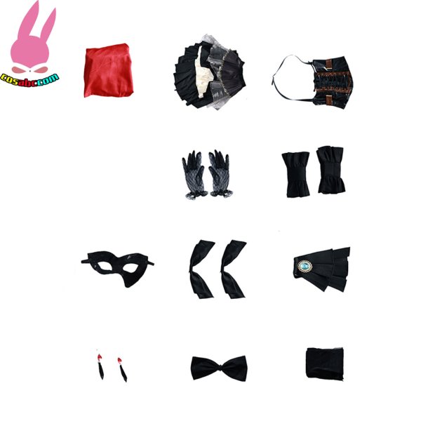 画像10: cosabc BanG Dream バンドリ 豊川祥子 とがわさきこ   風 コスプレ衣装 イベント 演出服 二次会 コスチューム パーティー ハロウィン (10)