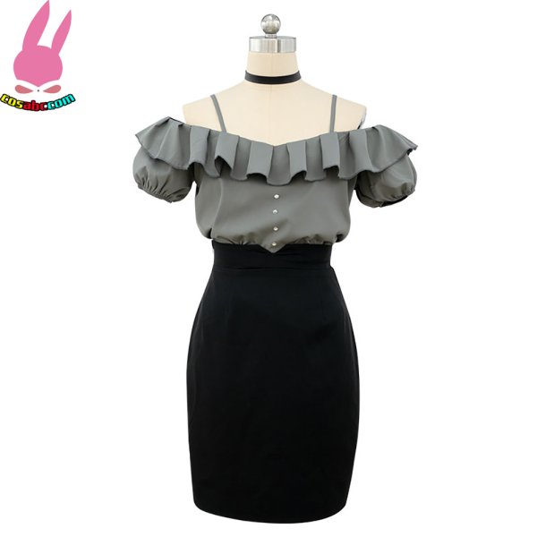 画像2: cosabc BanG Dream バンドリ 祐天寺にゃむ   風 コスプレ衣装 イベント 演出服 二次会 コスチューム パーティー ハロウィン (2)