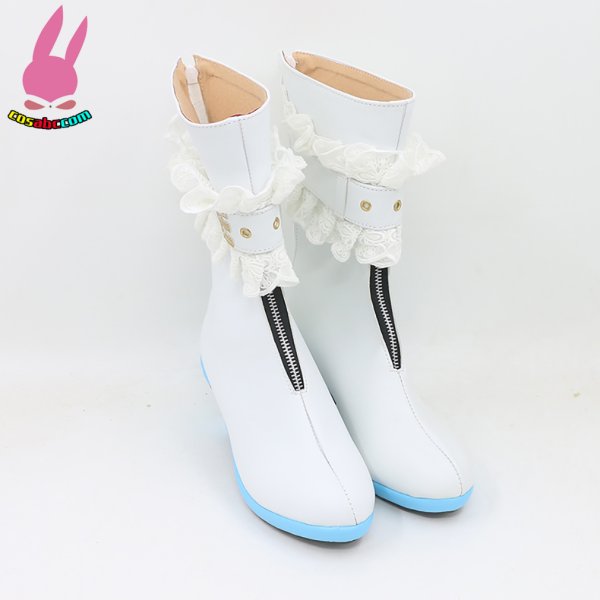 画像2: cosabc Fate EXTRA 花嫁 ネロ 風 コスプレ靴 コスチューム コスプレシューズ イベント ハロウィン (2)