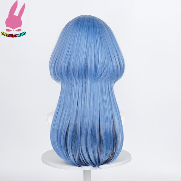 画像4: cosabc バーチャル VTuber Hololive  星街すいせい  風 コスプレウィッグ かつら コスチューム イベント 変装 仮装 パーティー ハロウィン (4)