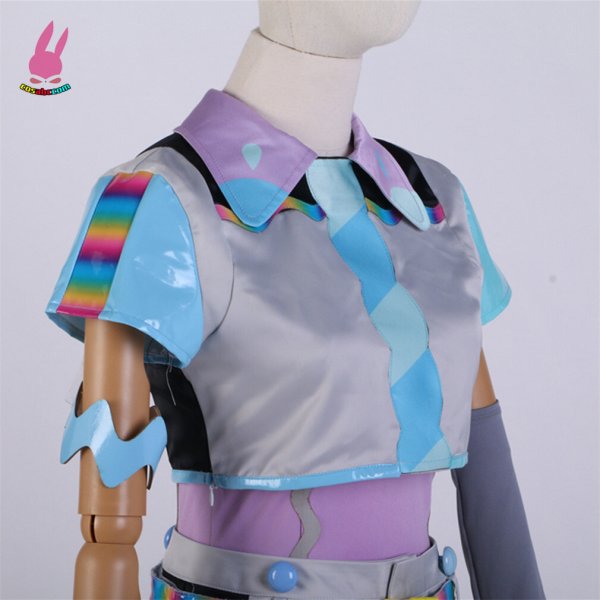 画像7: cosabc ラブライブ!LoveLive! Liella!Vitamin SUMMER 唐可可 タンクゥクゥ 風 コスプレ衣装 イベント 演出服 二次会 コスチューム パーティー ハロウィン (7)