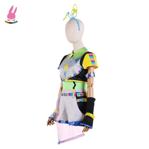 画像2: cosabc ラブライブ!LoveLive! Liella!Vitamin SUMMER 葉月恋 はづきれん 風 コスプレ衣装 イベント 演出服 二次会 コスチューム パーティー ハロウィン (2)