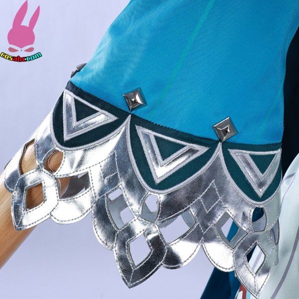 画像5: cosabc 原神 藍硯ランヤン 風 コスプレ衣装 イベント 演出服 二次会 コスチューム パーティー ハロウィン (5)